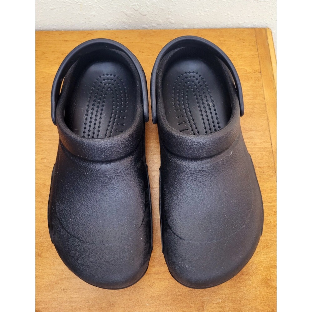 Crocs Specialist Vent Mens 7 / Womens 9 Shoes Slip-on Black Work Clog Comfort - Picture 6 of 9